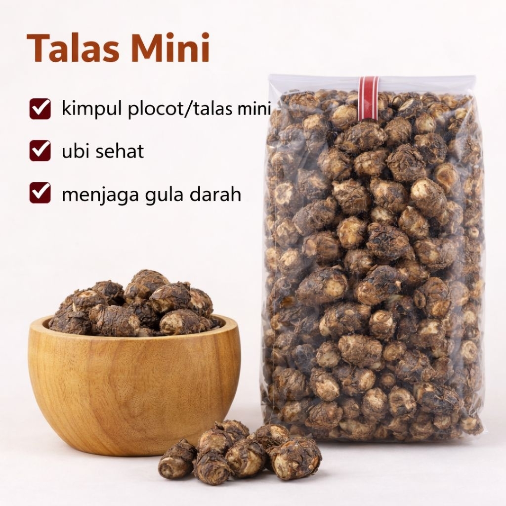 Jual Talas Plocot/Mini 1 KG - Talas Kecil - Kimpul Plocot - Ubi Sehat ...