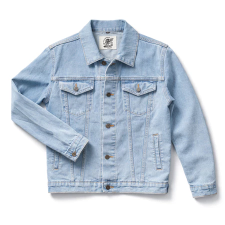 RK002 GALFINC Jaket Jeans Pria Denim - Lighwash