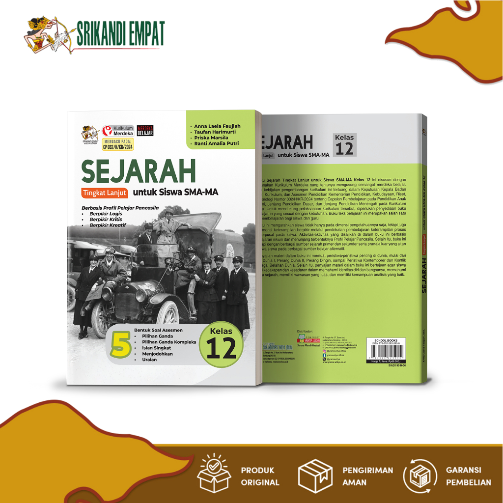 Jual Srikandi Empat - Buku Sejarah Tingkat Lanjut SMA-MA Kelas 12 ...