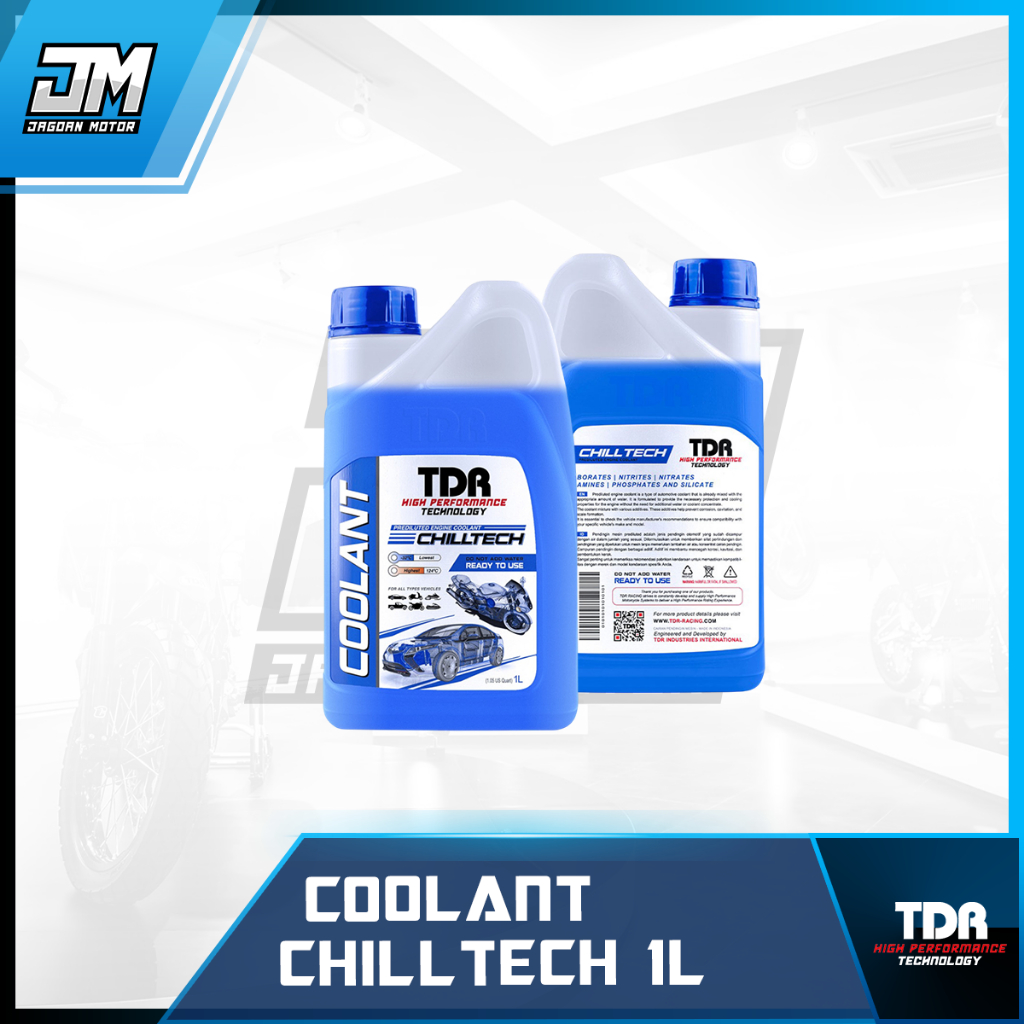 Jual Air Pendingin Radiator TDR Coolant Chilltech (1L) | Shopee Indonesia