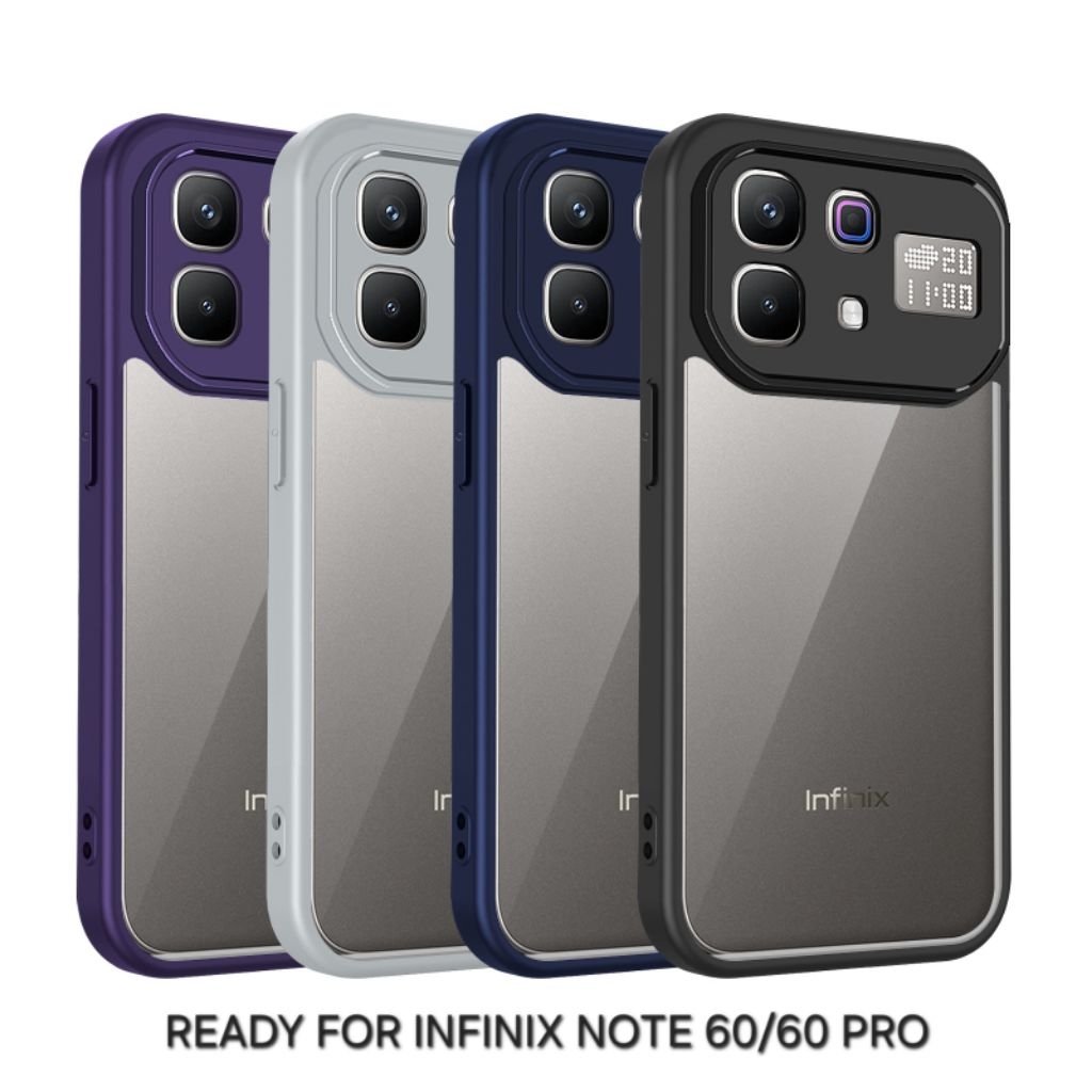 Jual Case Infinix Note 60/Note 60 Pro Casing Hybrid Transparan Full ...