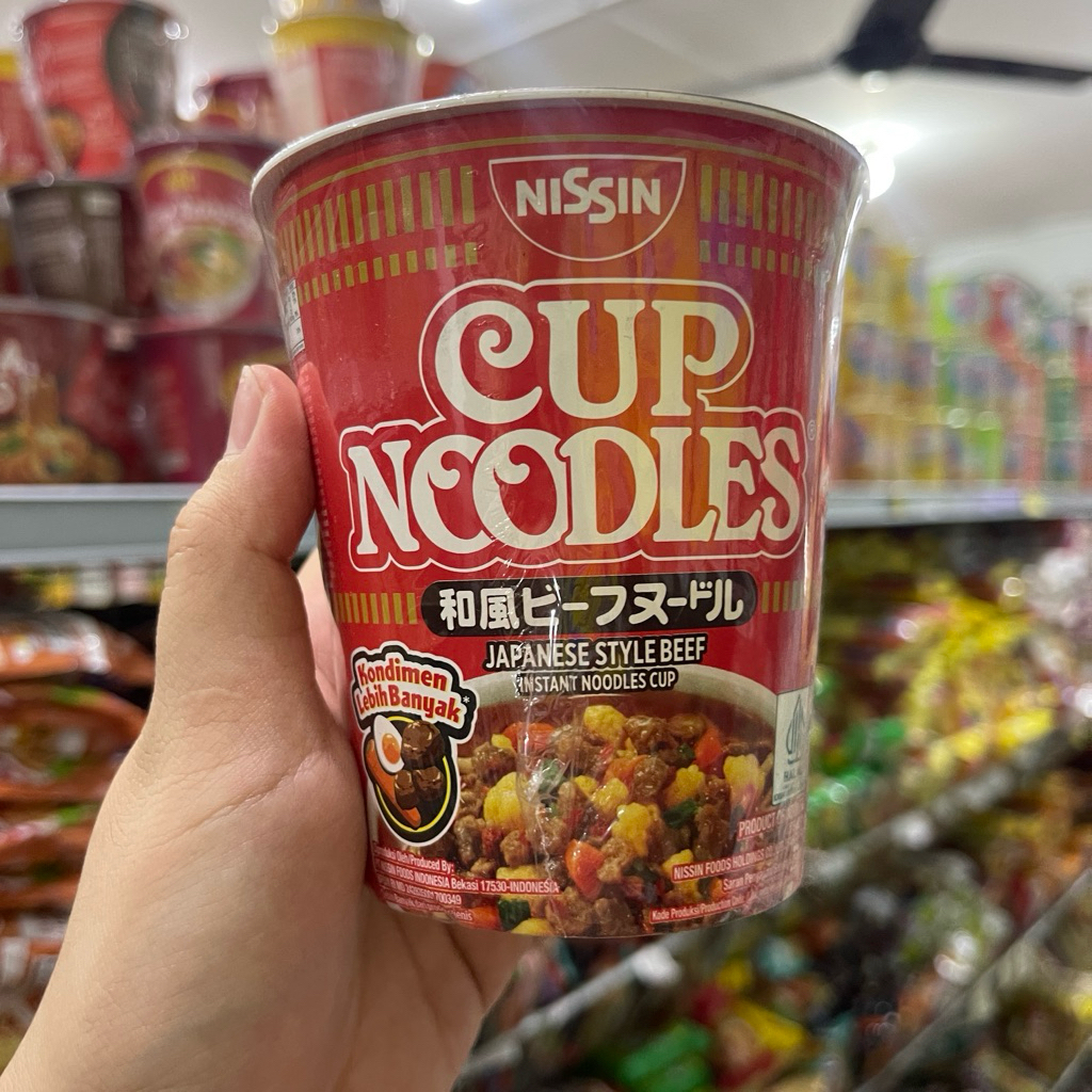 Jual Nissin Cup Noodles Mi Instan Cup Praktis Aneka Rasa / pop mie ...