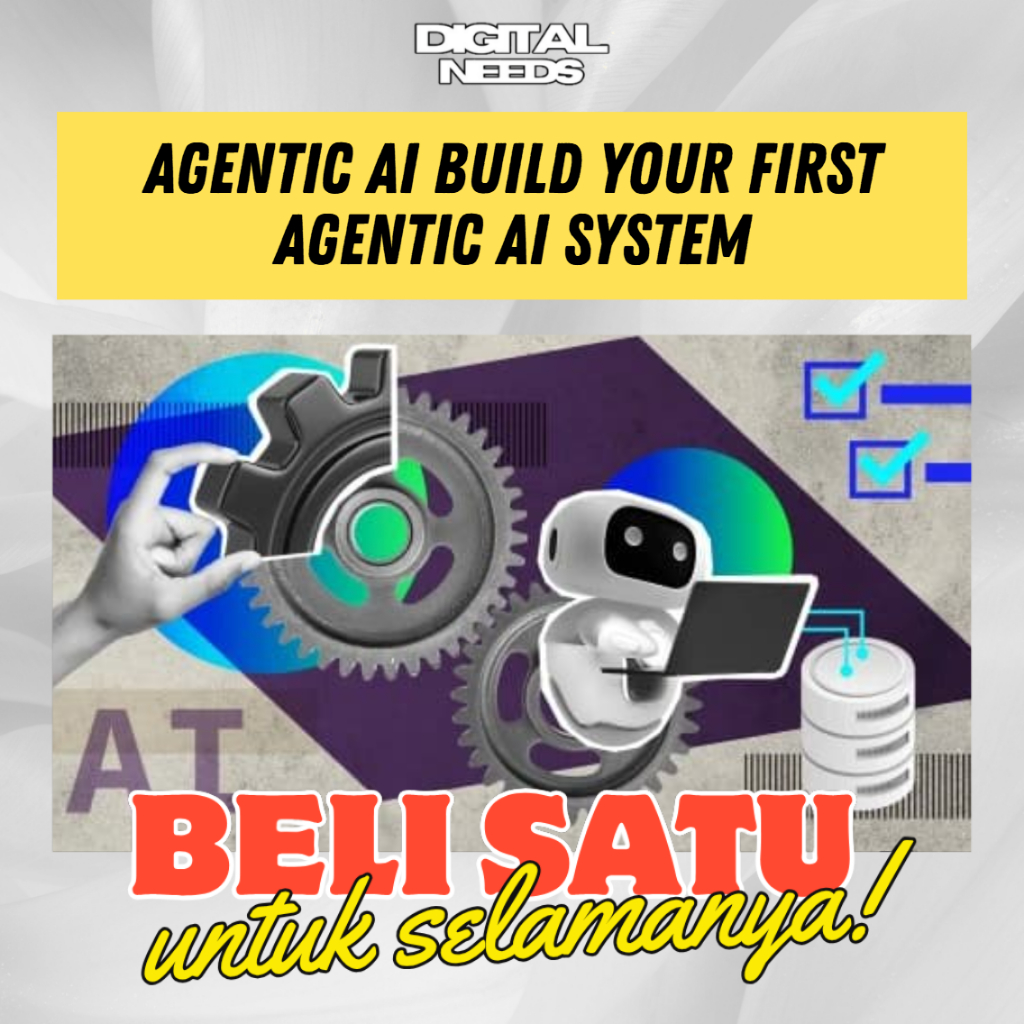 Jual [e-course] Belajar Agentic AI Build Your First Agentic AI System ...