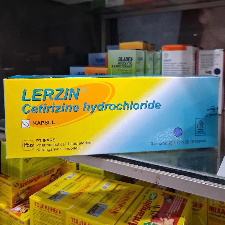 Jual Lerzin Box Isi 10 Strip 100 tablet Obat untuk Alergi 10Mg | Shopee ...