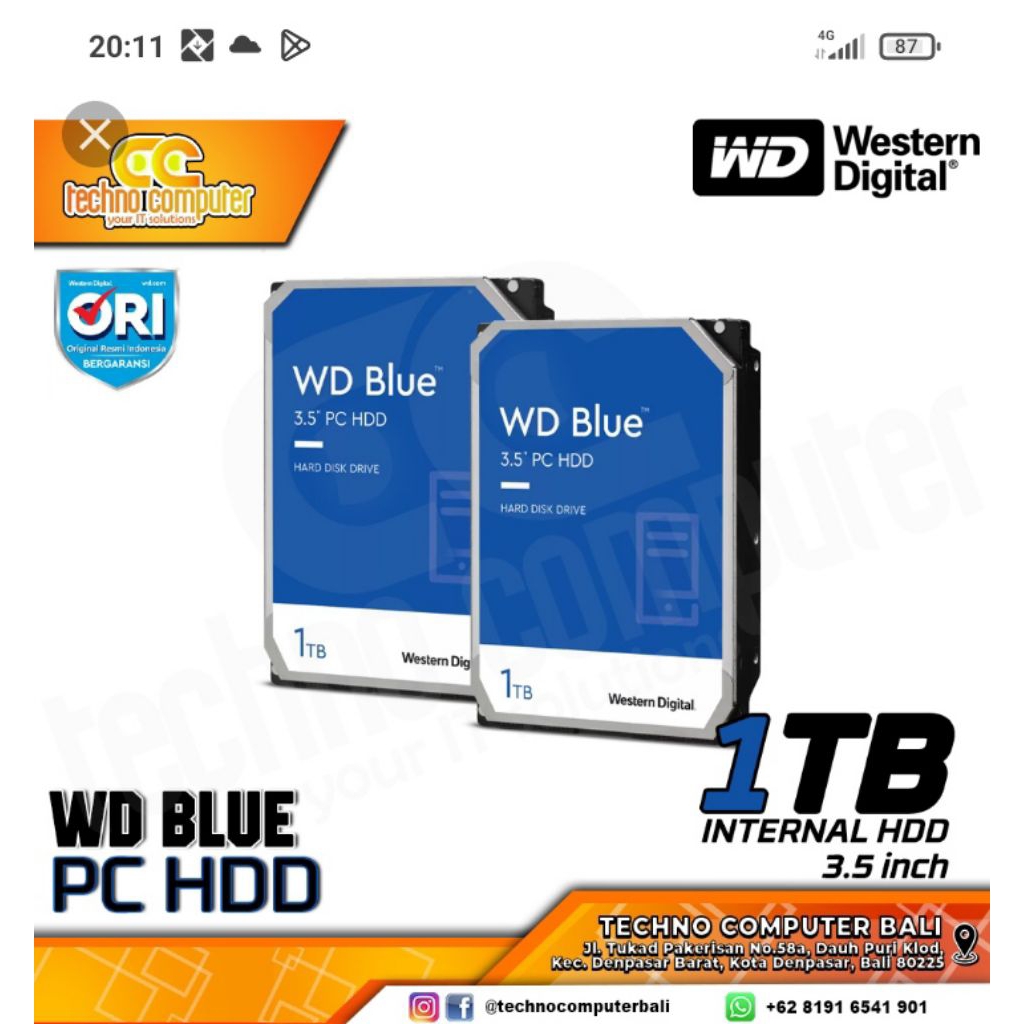 Jual Hardisk Internal WD Terlengkap & Harga Terbaru April 2026 | Shopee ...