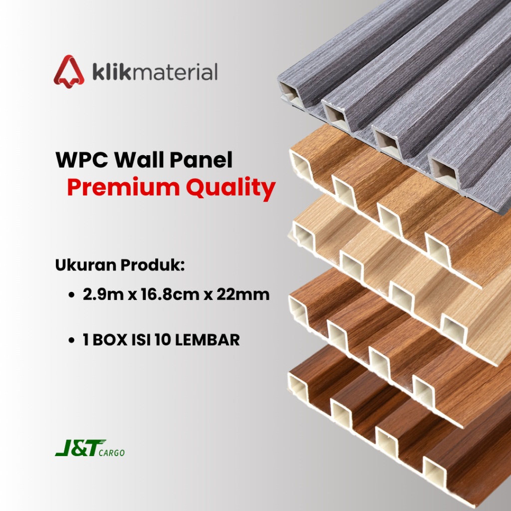 Jual WPC Wall Panel 3 Meter | Fluted Panel Dinding Motif Kayu 3D | Wall ...