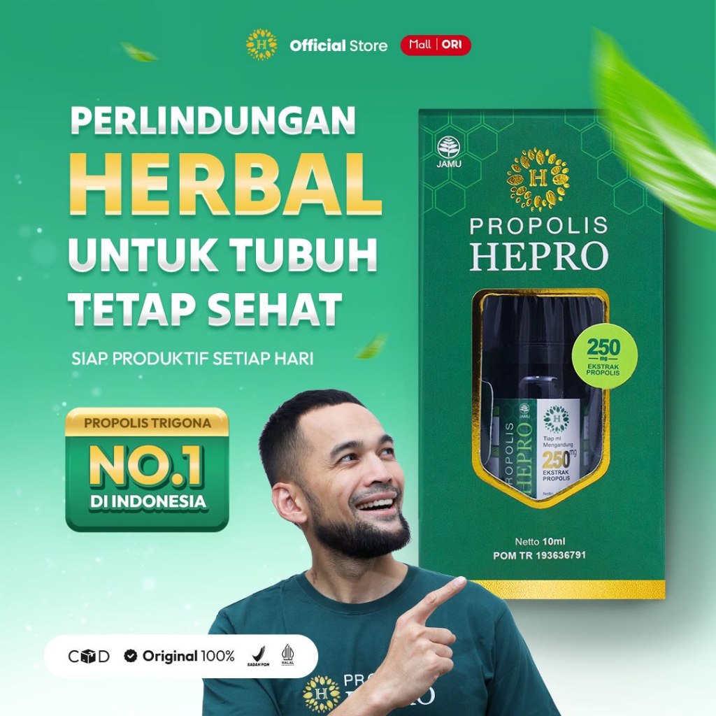 PROPOLIS HEPRO - Perlindungan Herbal Untuk Tubuh Tetap Sehat