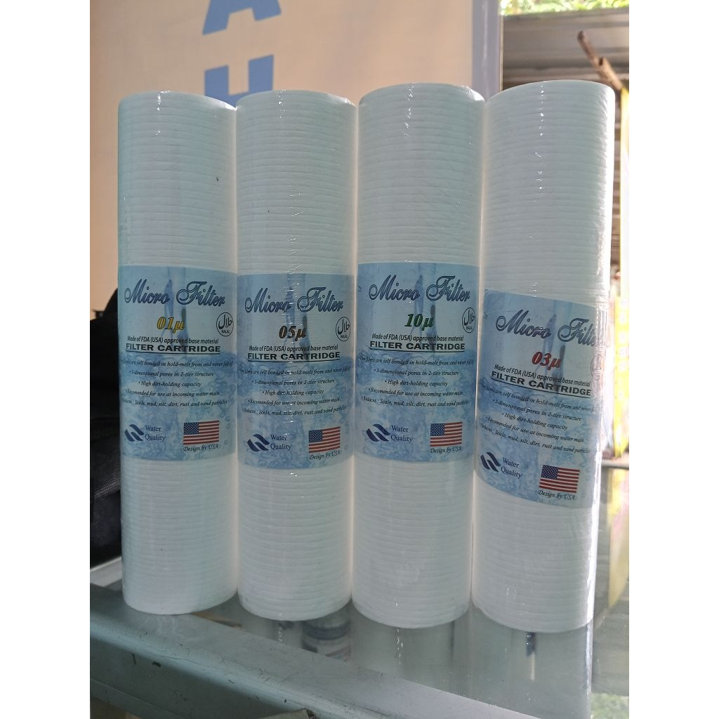 Jual 10 PCS Filter Air Kolon Nano Filter Microfilter Sedimen 10 Inch ...