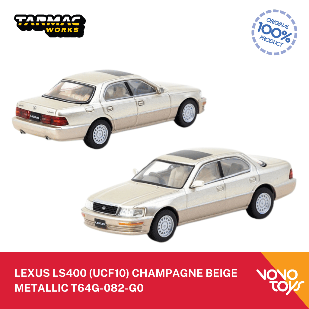 Jual Tarmac 1/64 Lexus LS400 (UCF10) Champagne Beige Metallic | Shopee ...