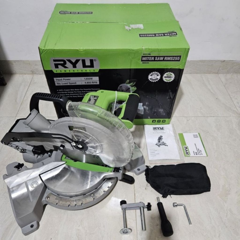 Jual RYU Mesin Potong Alumunium & Kayu 10 Inch - Mesin Mitter Saw ...