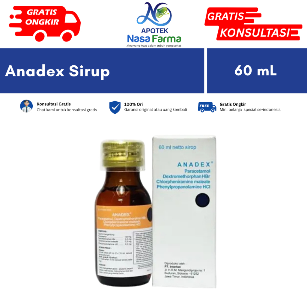 Jual Anadex Sirup Terlengkap & Harga Terbaru Juni 2026 | Shopee Indonesia