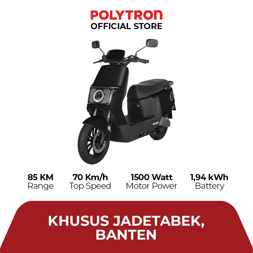 POLYTRON Fox 200 - Buy to Own - Electric Sepeda Motor Listrik - OTR Jadetabek Banten