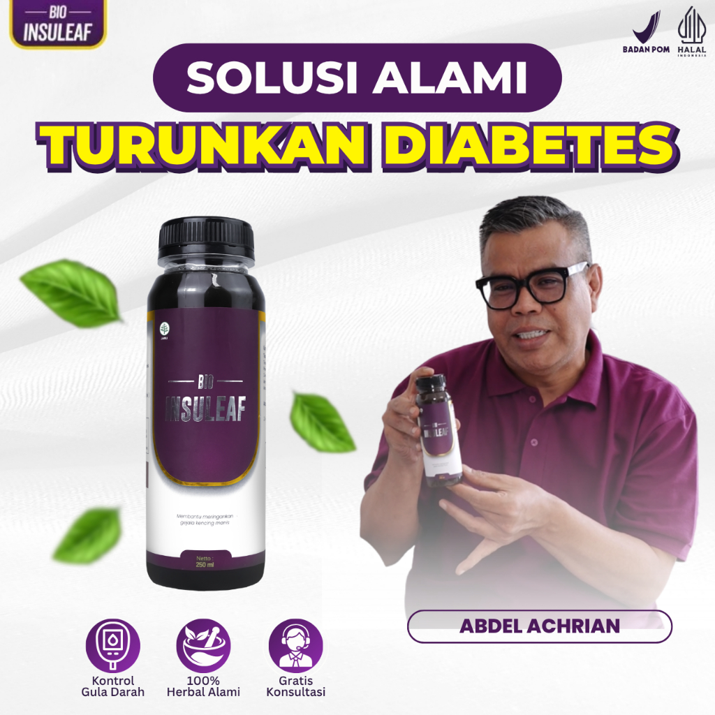 Bio Insuleaf Herbal Kencing Manis Original 1 Botol