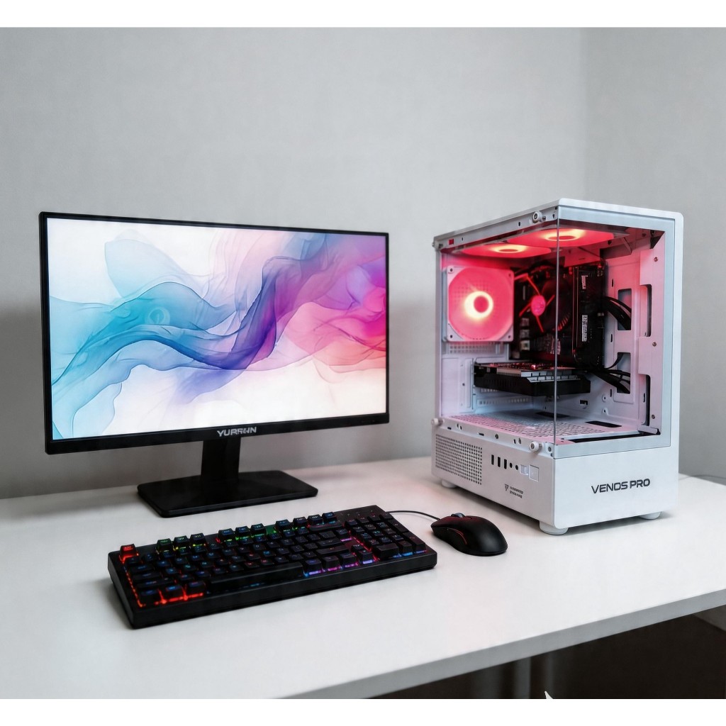 PC FULLSET CORE I7 4770 - RAM 16GB - MONITOR 24 INC