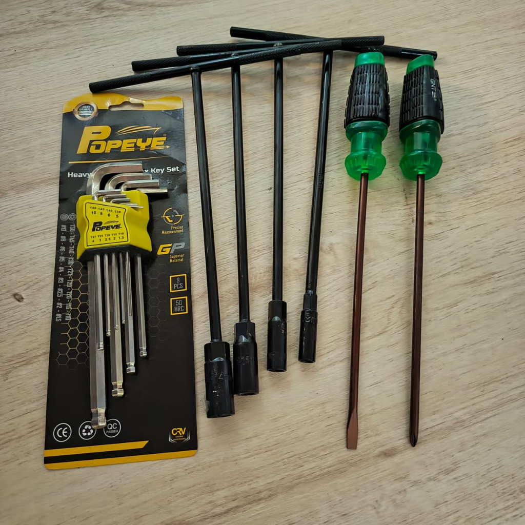Jual Tekiro Tools Set Kunci T 4PCS +TEKIRO L 8PCS + TEKIRO TANG ...