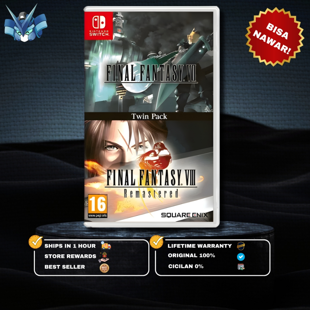 Jual Switch Final Fantasy VII & Final Fantasy VIII Remastered Twin Pack ...