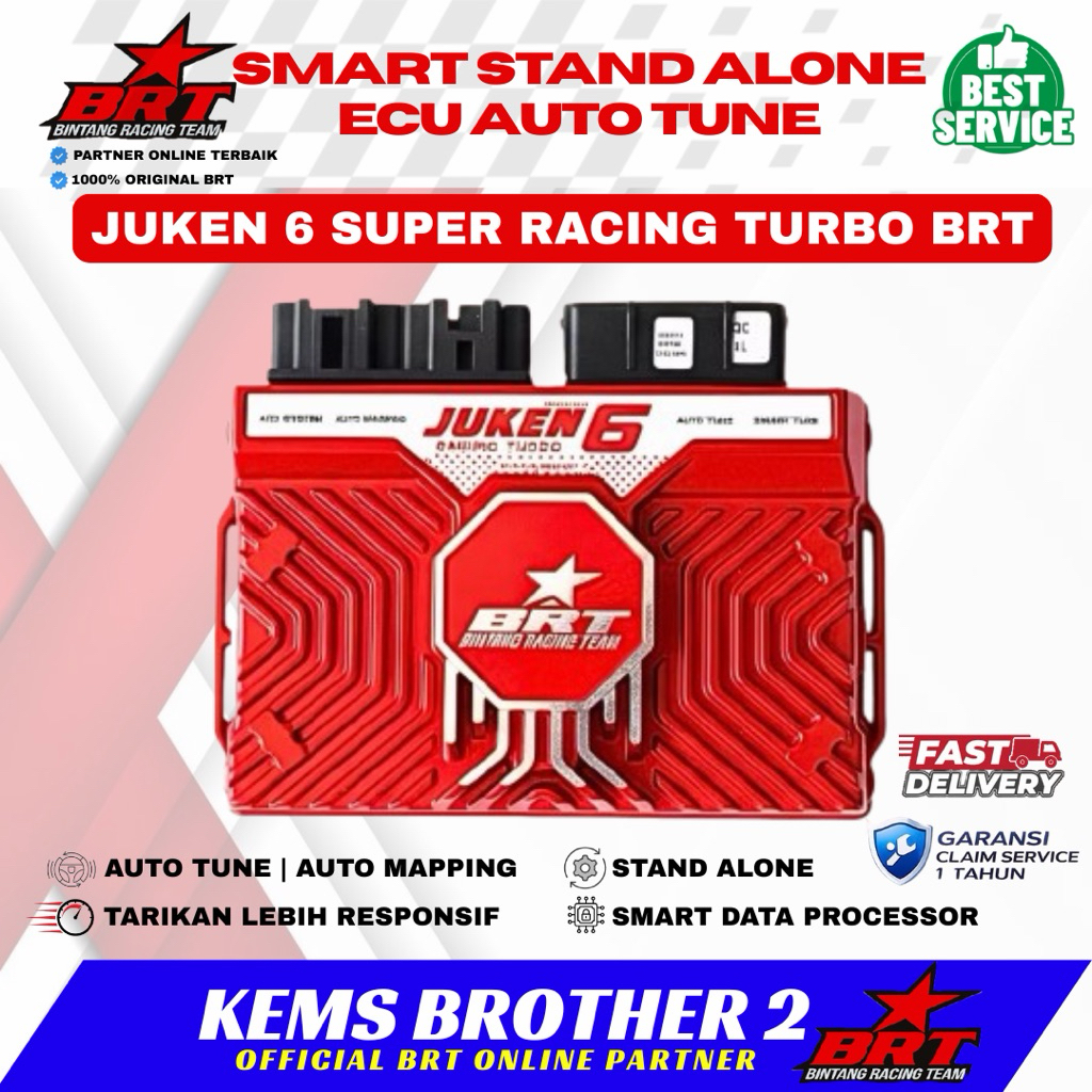 Jual ECU JUKEN 6 SUPER BRT RACING TURBO NMAX NEW AEROX NEW AEROX OLD ...