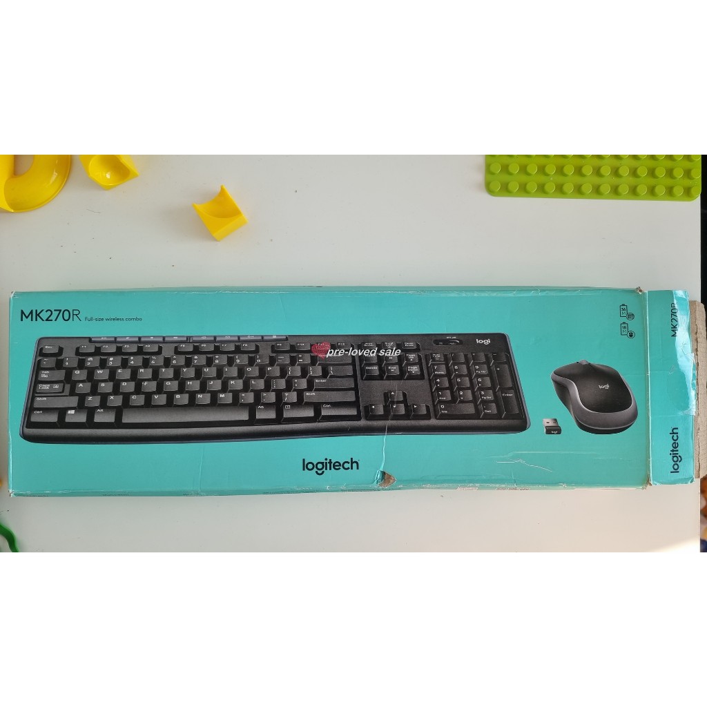 Jual Logitech MK270R Wireless Keyboard and Mouse Combo Preloved GC ...