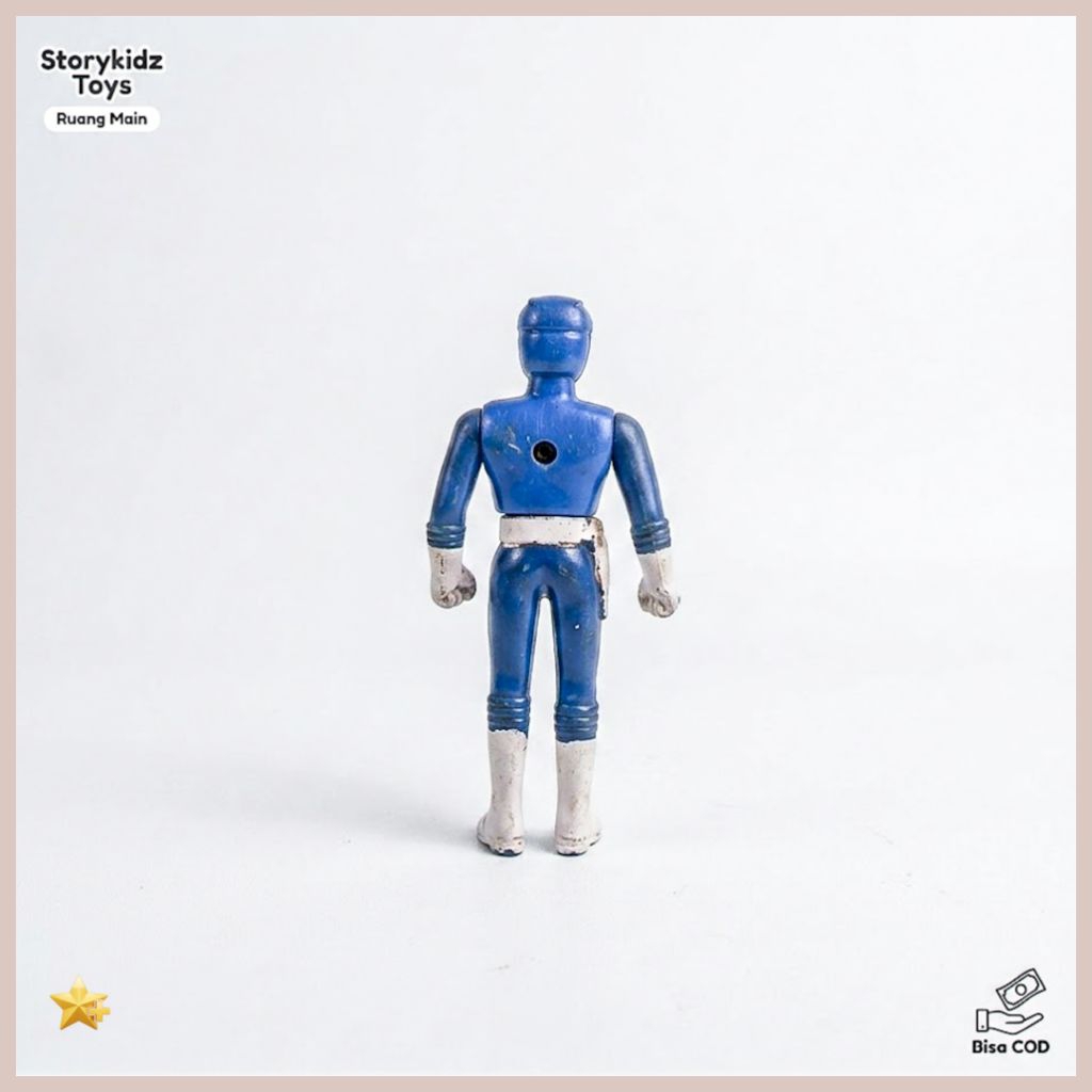 Jual Action Figure Power Ranger Biru Vintage Mainan Jadul Blue Ranger ...