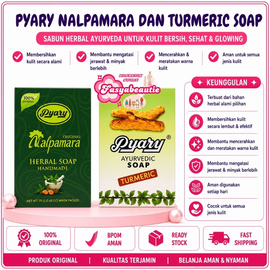 Sabun PYARY NALPAMARA [BPOM] Original Herbal Soap | Sabun Arab BPOM