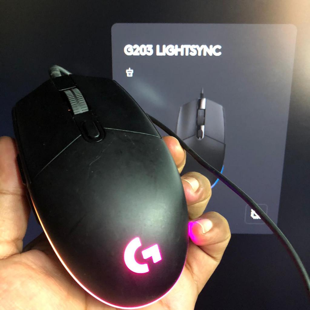 Jual Logitech G203 LIGHTSYNC Wired Gaming Mouse Bekas | Shopee Indonesia