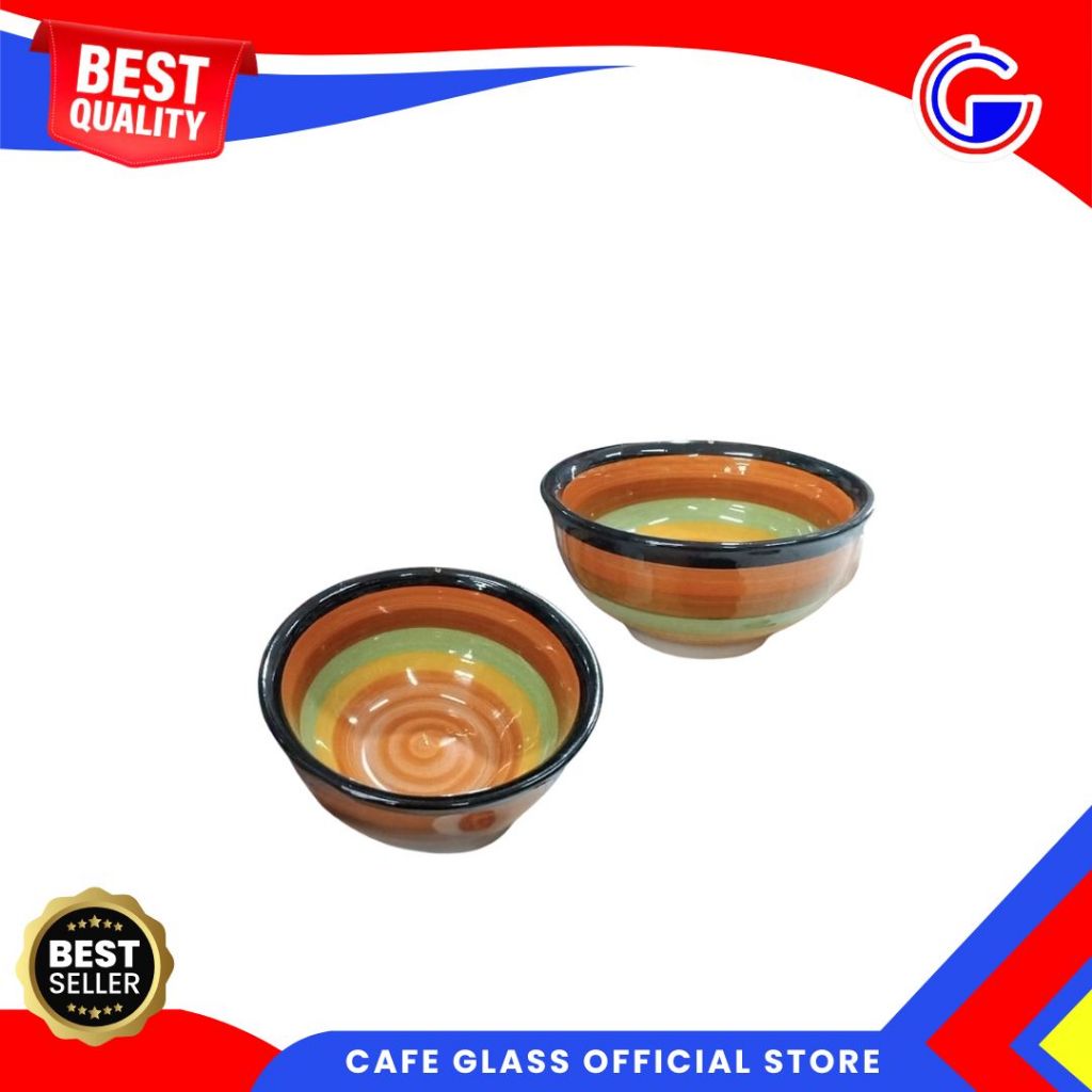 Mangkok Bulat Warna-Mangkok Rainbow-MANGKOK 4.5 OMEGA RAINBOWL BHL-Mangkok Serbaguna