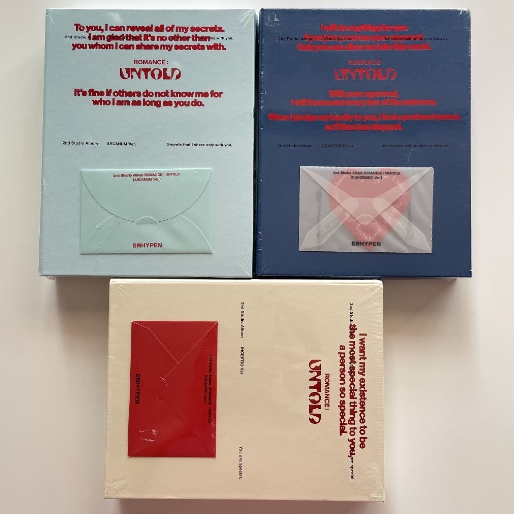 Jual [READY STOK] Album Enhypen Romance Untold Sealed ver inceptio ...