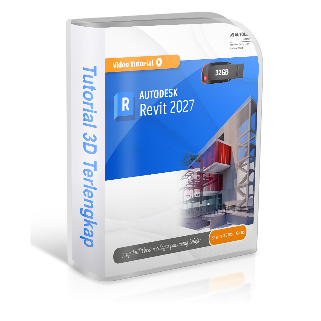 Jual Autodesk Revit 2027 bonus Enscape 4 plus Video Tutorial Mastering ...