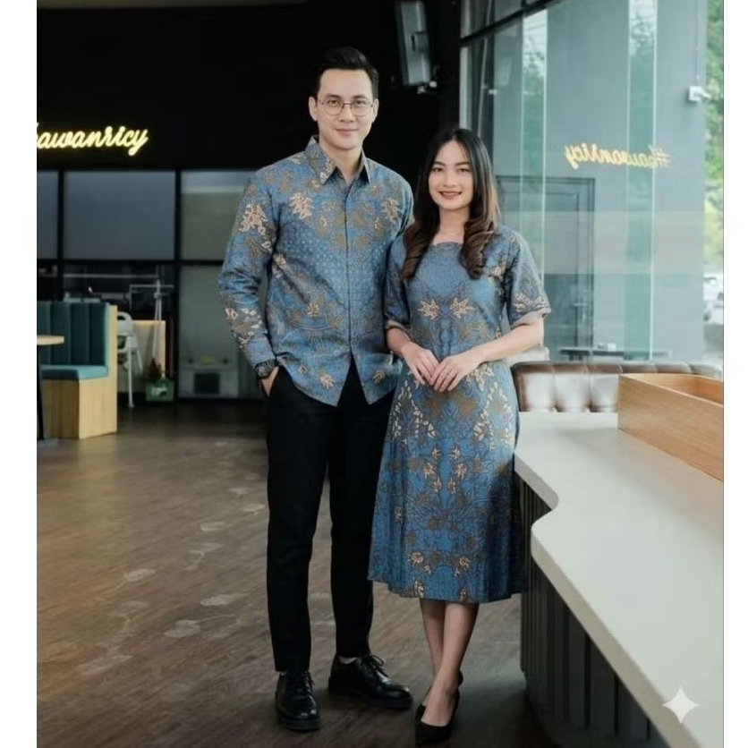 Batik Couple Motif Adelia Atasan Ba