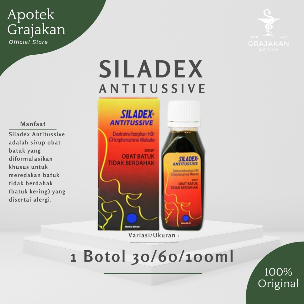 Jual Siladex Antitussive 30/60/100 ml - Batuk Tidak Berdahak (Merah ...