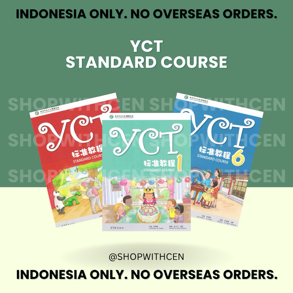 Jual YCT Standard Course 1-6 Chinese Textbook Activity Book | Shopee ...