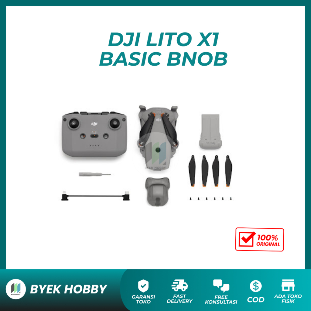 Jual Original DJI Lito X1 Basic RCN3 New BNOB (249 g, ActiveTrack ...