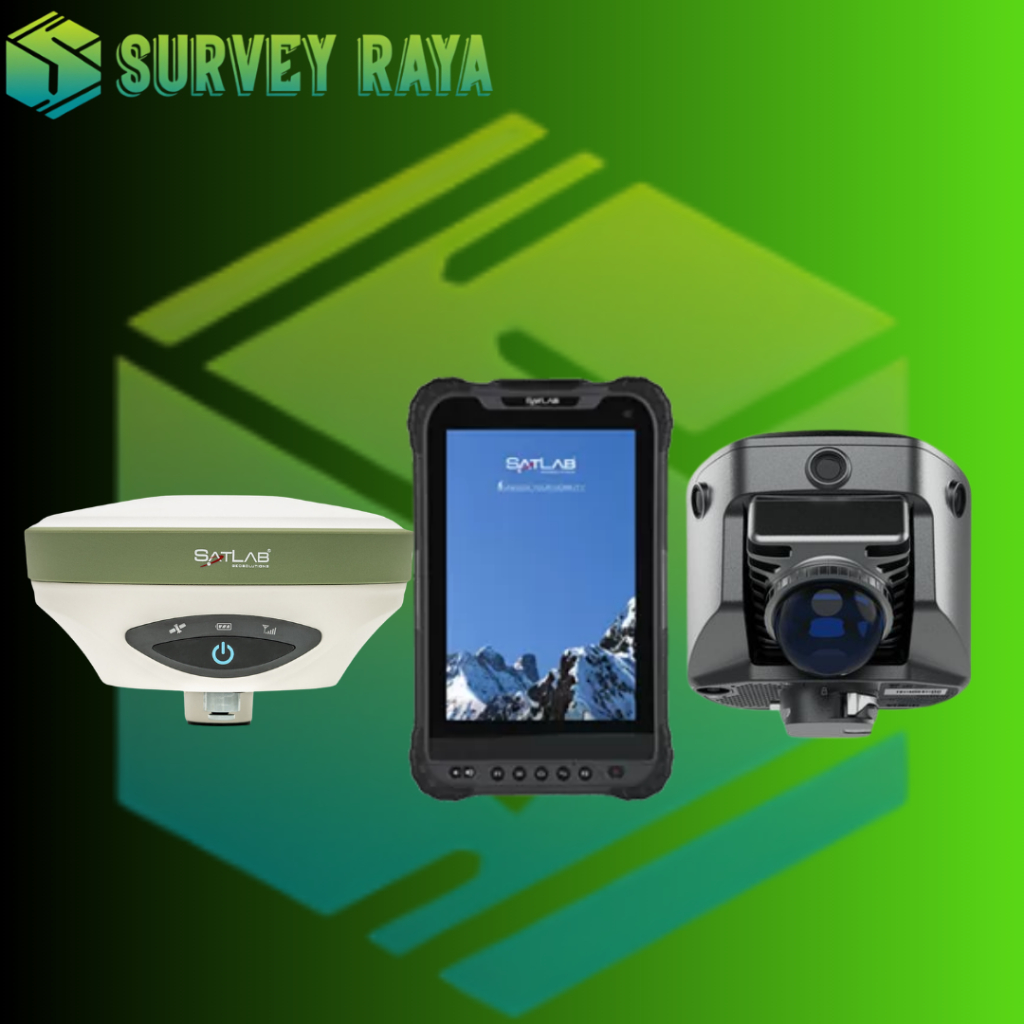 Jual GPS Geodetik SATLAB SL9 SLAM RTK Rover & SATLAB SL900 Base Kit ...