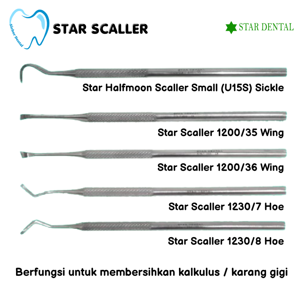 Jual STAR Dental Scalling Manual/Scaller/Scaler Chisel /Alat Scaling ...