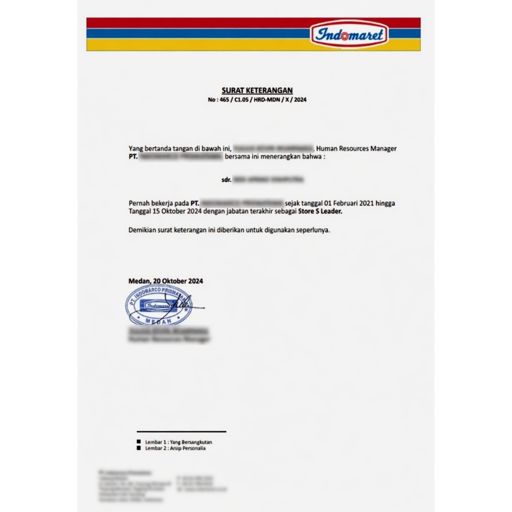 Jual JASA PEMBUATAN PAKLARING / SURAT KETERANGAN KERJA PROFESIONAL ...