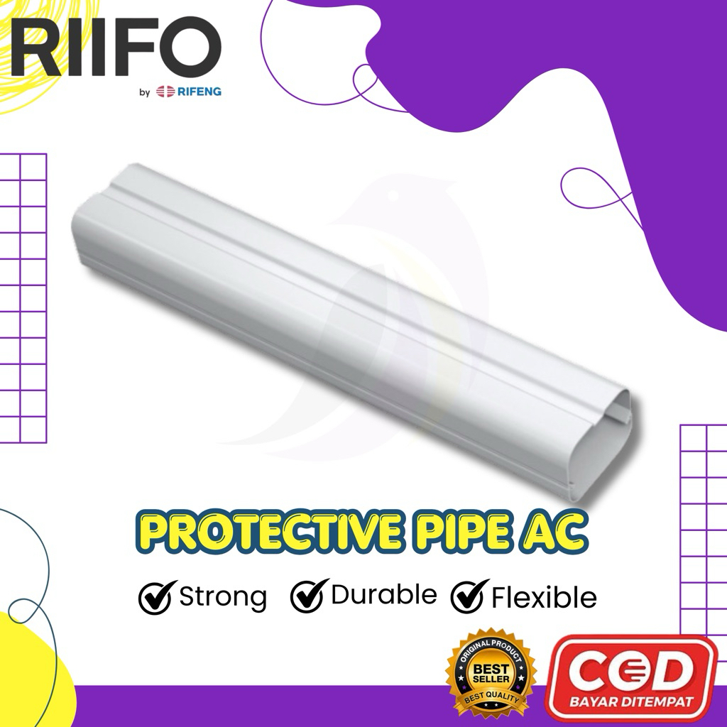 Jual Cover Pipa AC Minimalis Merk Rifeng 1 Meter Protective Pipe ...
