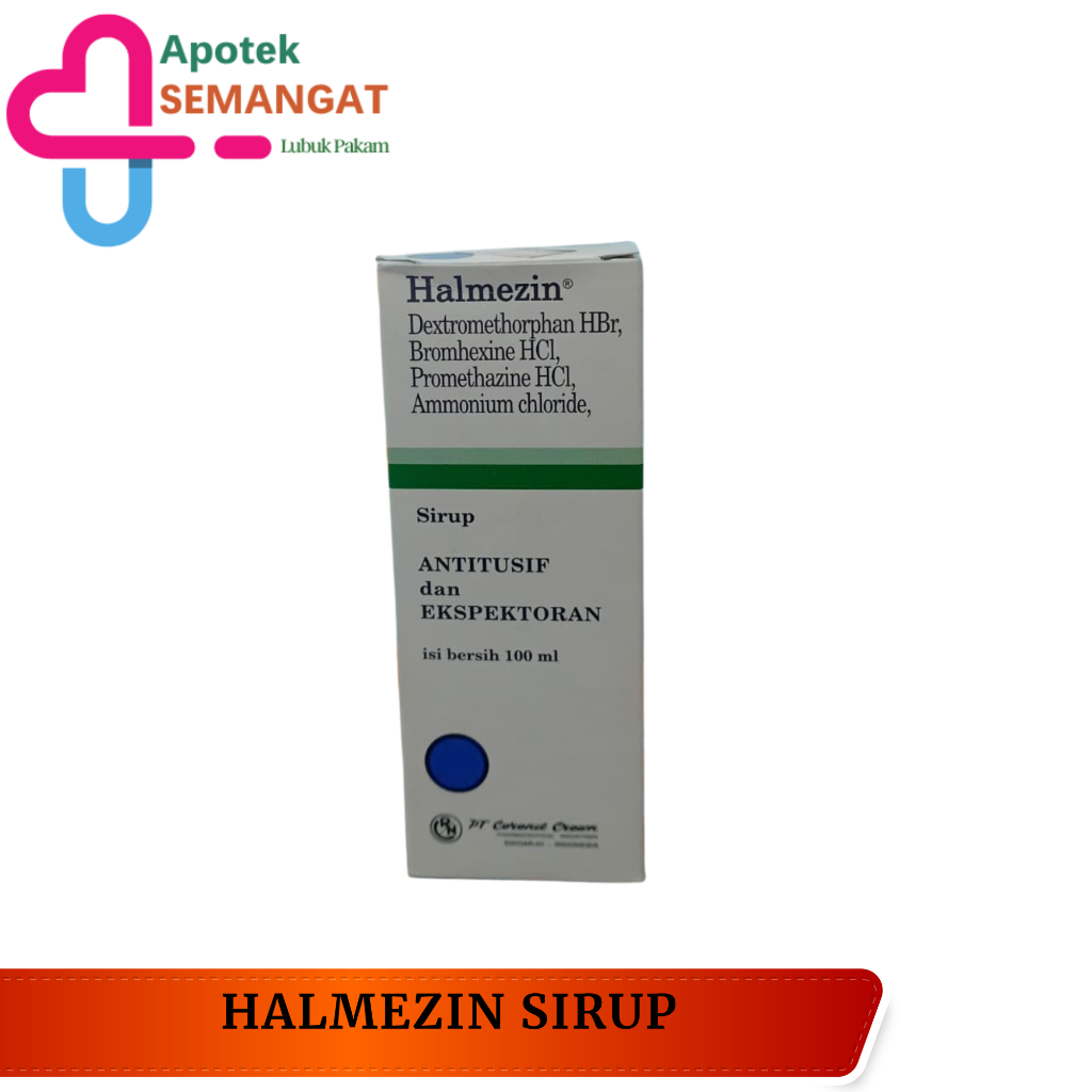 Jual Halmezin Syrup 100 Ml Antitusif Ekspektoran Botol | Shopee Indonesia