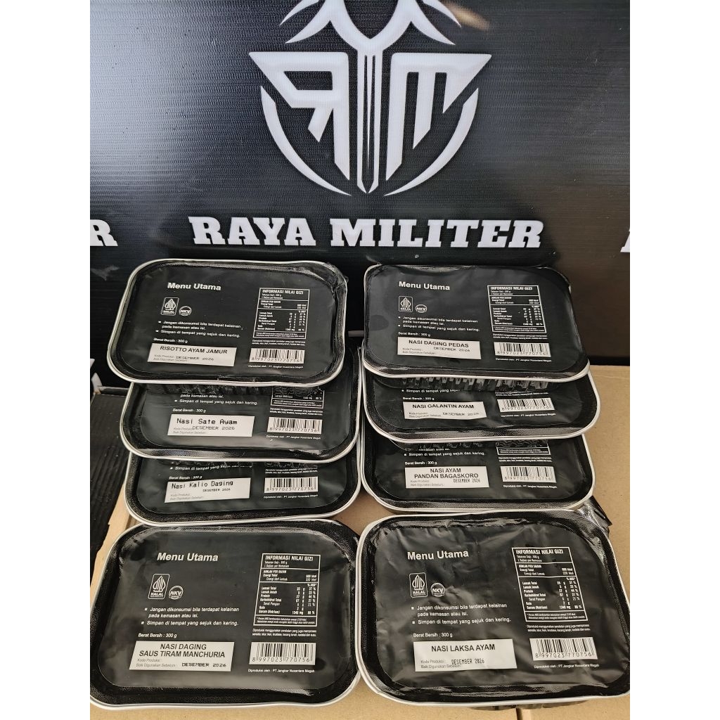 Jual PROMO 100% ORIGINAL Ransum TNI Naraga EXP Desember 2026 /Nasi ...