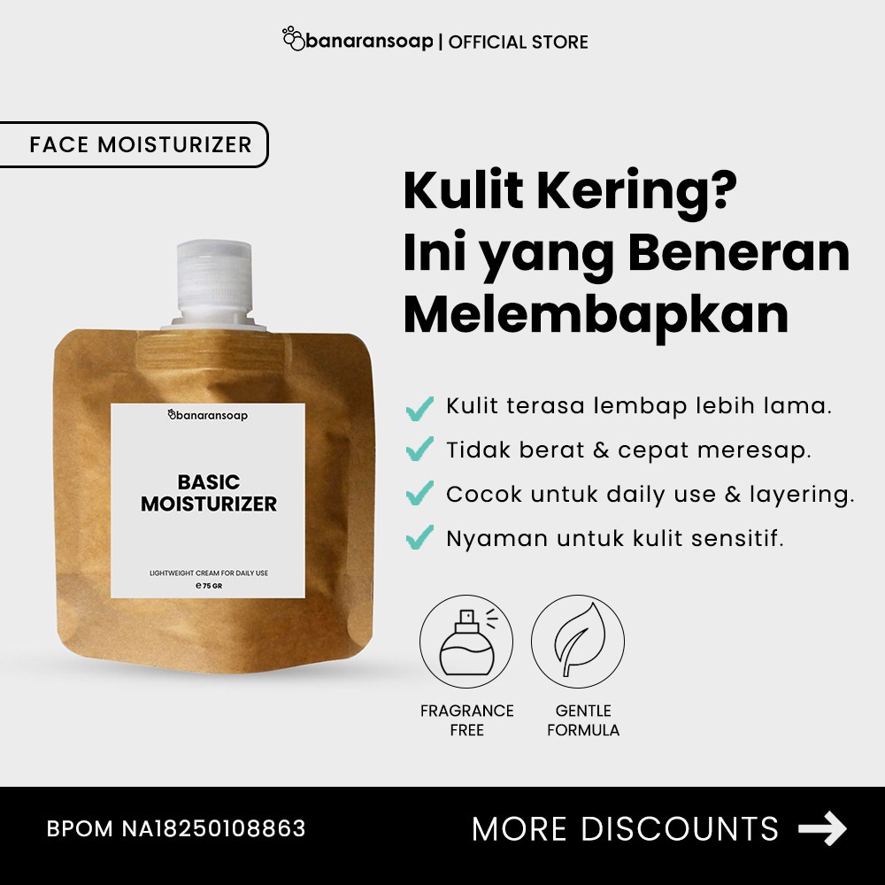 Jual Basic Moisturizer - For Dry & Sensitive Skin | Calming ...
