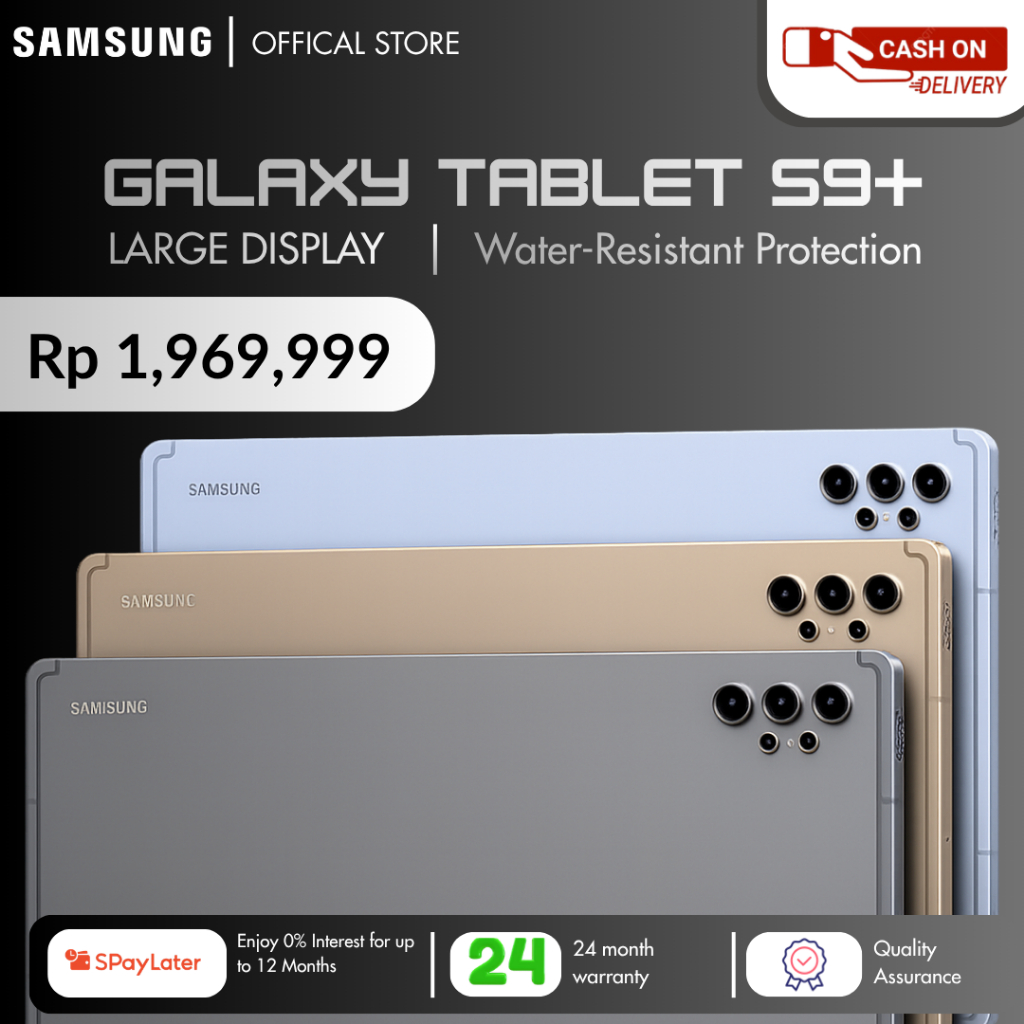 Jual [ COD ] Samsung Galaxy Tab S9/S9+ 5G 16GB+512GB Layar Besar ...