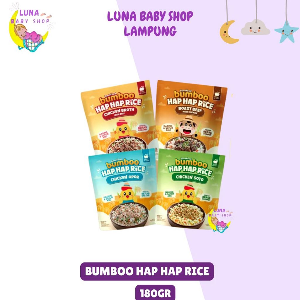 Jual Bumboo Hap Hap Rice Creamy Salmon,Chicken Broth,Chicken Opor dan ...