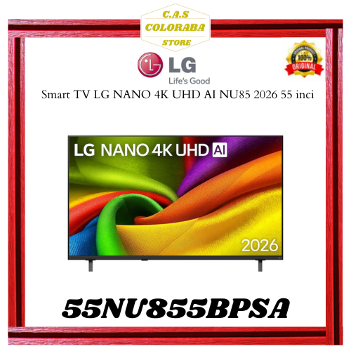 TV LG 55NU855BPSA SMART TV 55 INCH NANO CELL LED 4K UHD 55NU855 55NU SMART TV LG 55 INCH