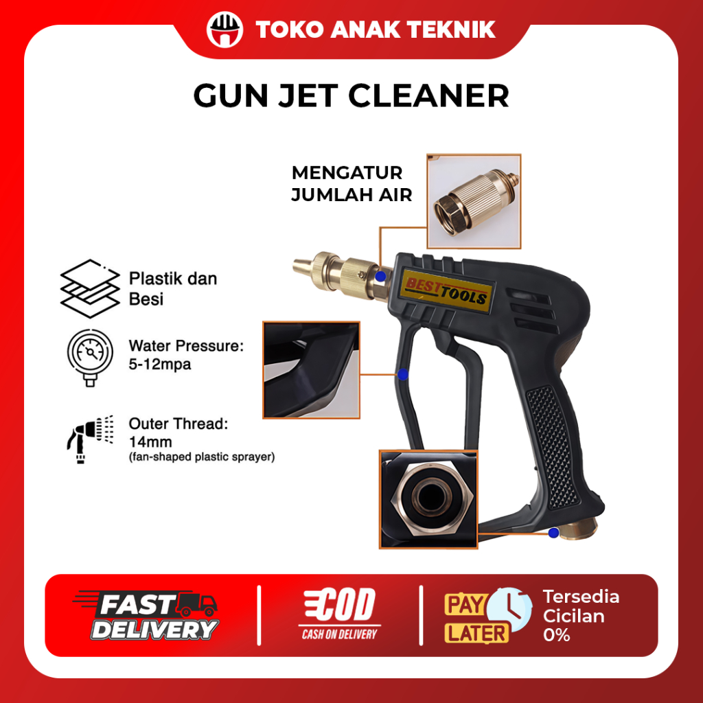 Jual Gun Stick Jet Cleaner Gun Stick Pendek For Jet Cleaner Gun Ac ...