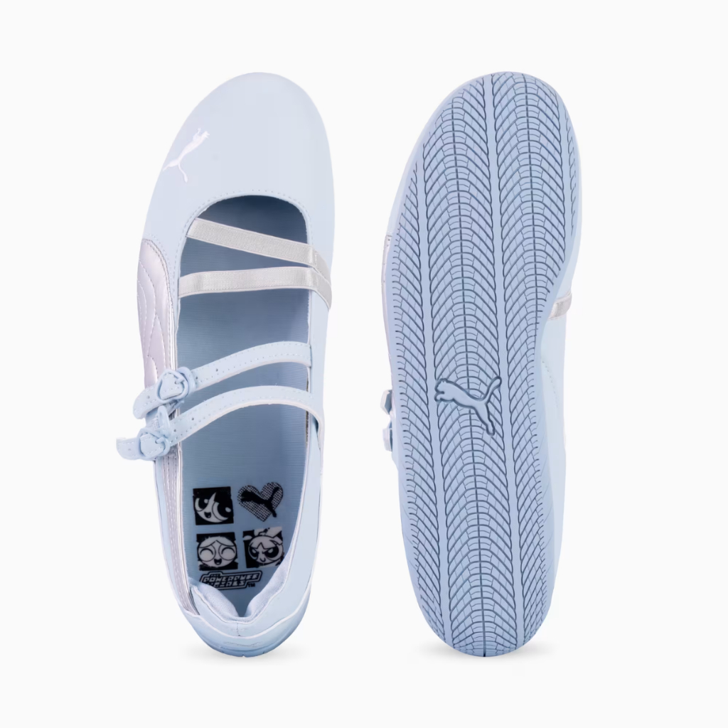 Jual Puma Speedcat Ballet The Powerpuff Girls Silver Blue Wash ...