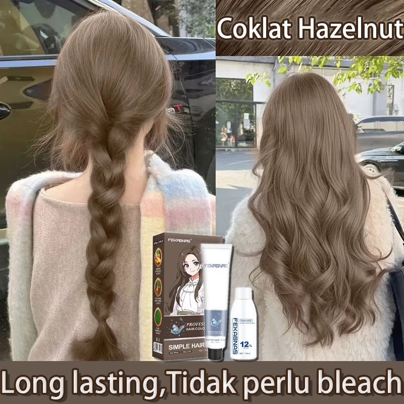 Jual Cat Rambut Permanen 210ml - Warna Natural No Orange Effect, Tutup ...