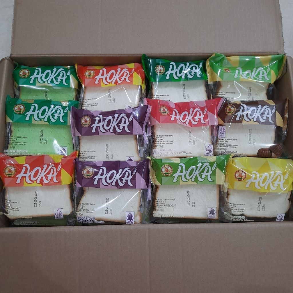 Jual Roti Aoka 1 Dus Terlengkap & Harga Terbaru Agustus 2026 | Shopee ...