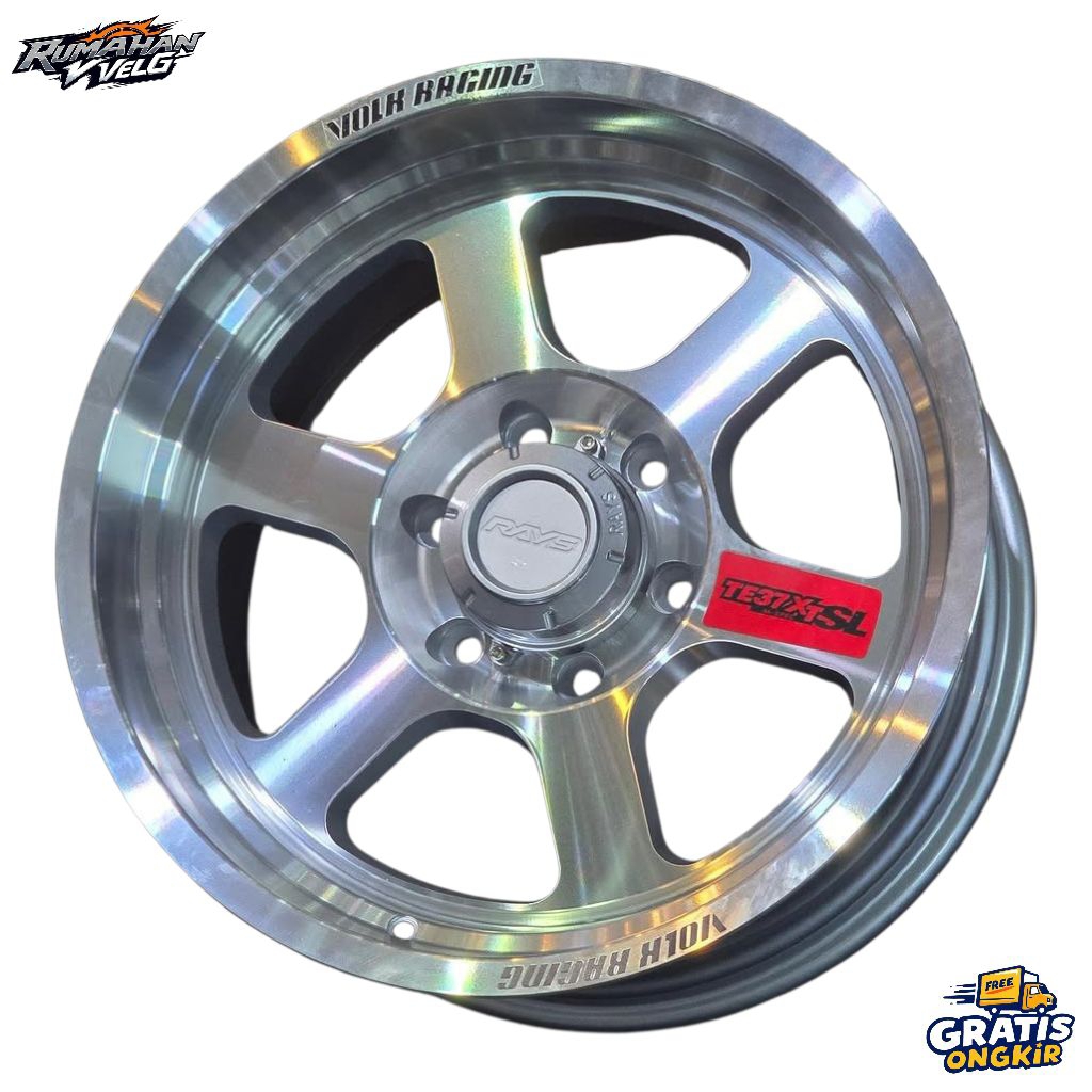 Jual Velg VOLK RAYS TE37-XT SL R18 Lebar 9 Rata Pcd 6X139,7 Offset 0 ...