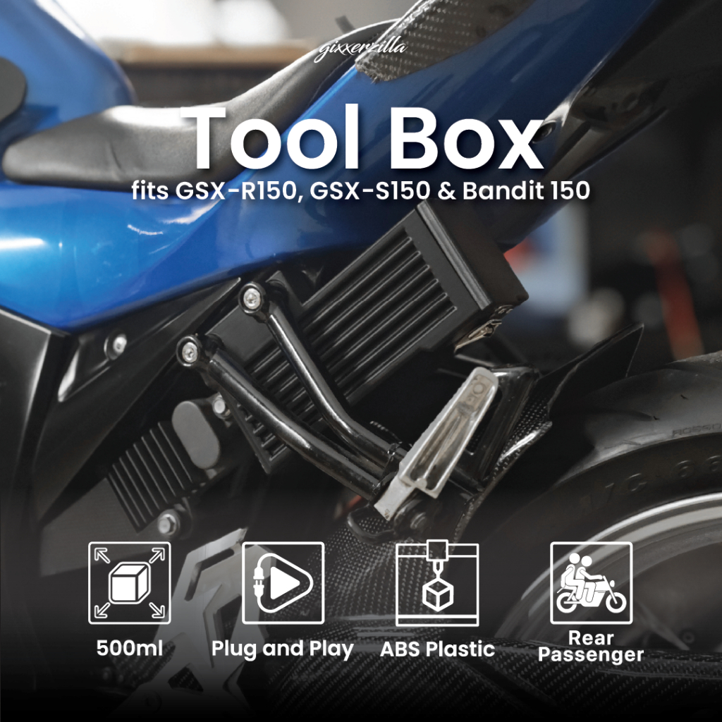 Jual Tool Box Suzuki GSX R150 S150 Bandit 150 Kit Tempat Penyimpanan ...