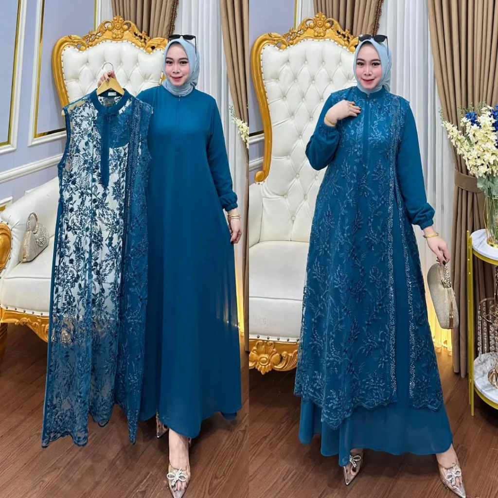 Jual Model Gamis Brokat 2026 Terlengkap & Harga Terbaru Mei 2026 ...