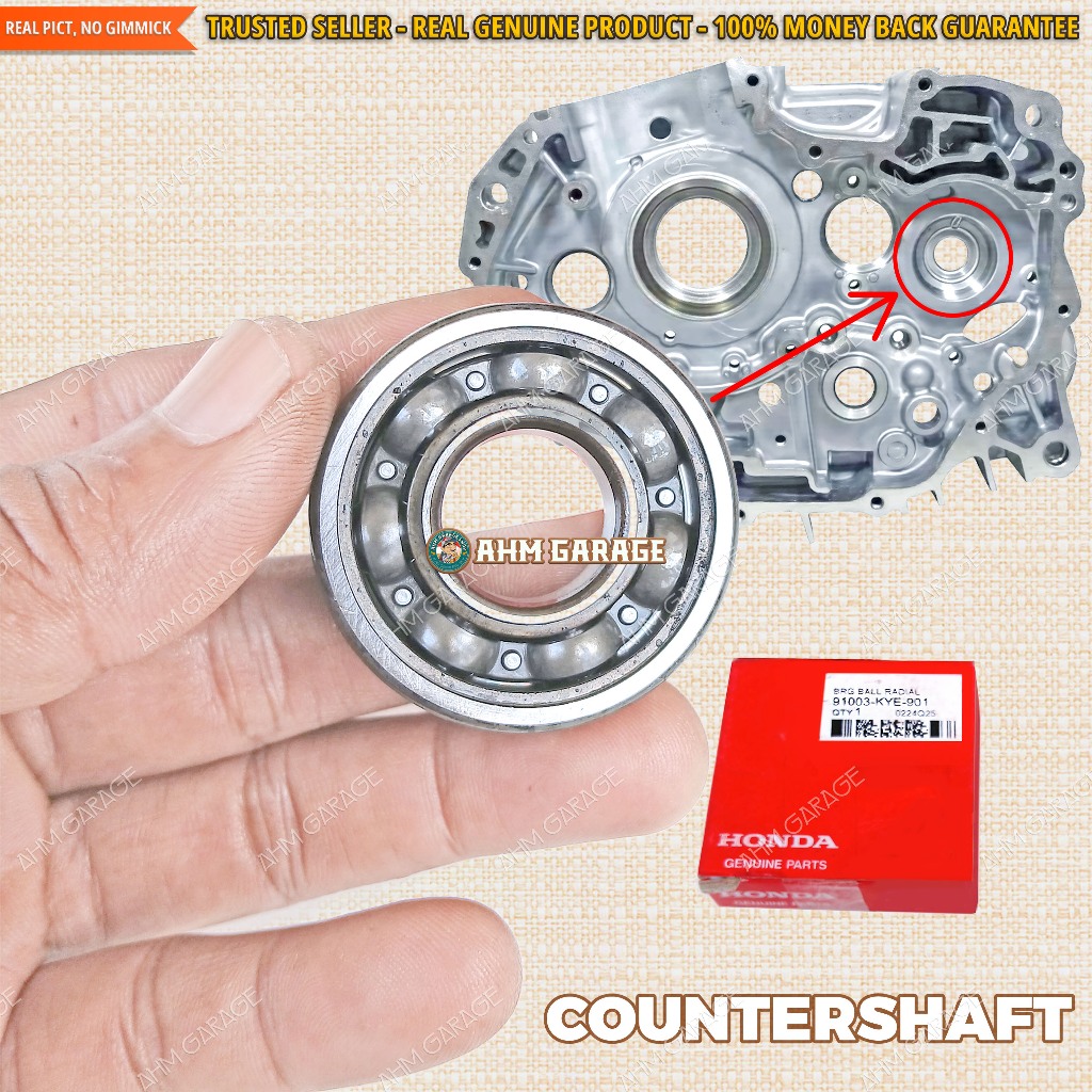 Jual Laher Rasio Kanan CRF150L K84 2017 - 2026 Bearing Countershaft CRF ...